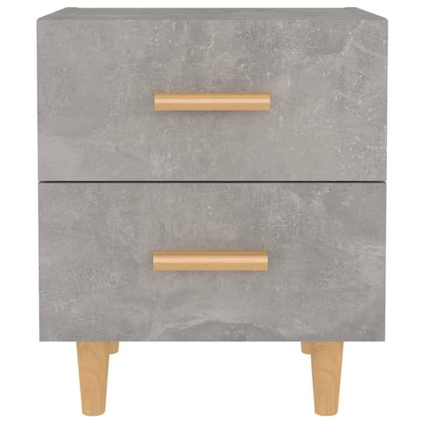 vidaXL sengebord 40x35x47,5 cm betongrå