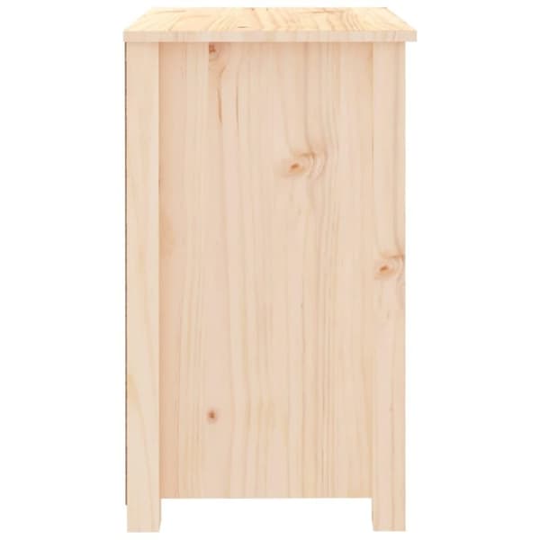 vidaXL sengebord 50x35x61,5 cm massivt fyrretræ