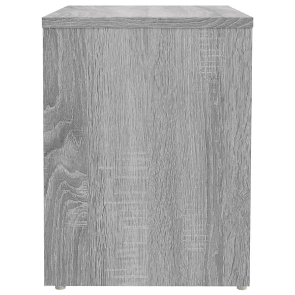 vidaXL sengebord 40x30x40 cm konstrueret træ grå sonoma-eg