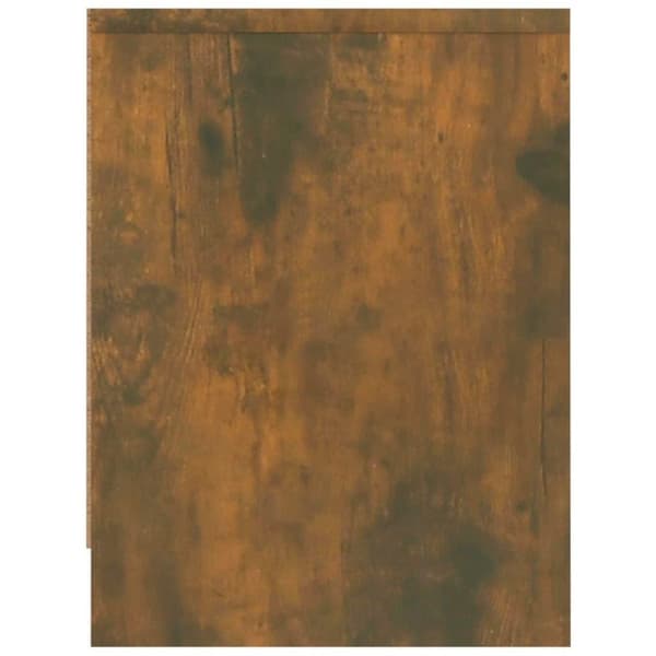 vidaXL sengebord 40x30x40 cm konstrueret træ røget egetræsfarve