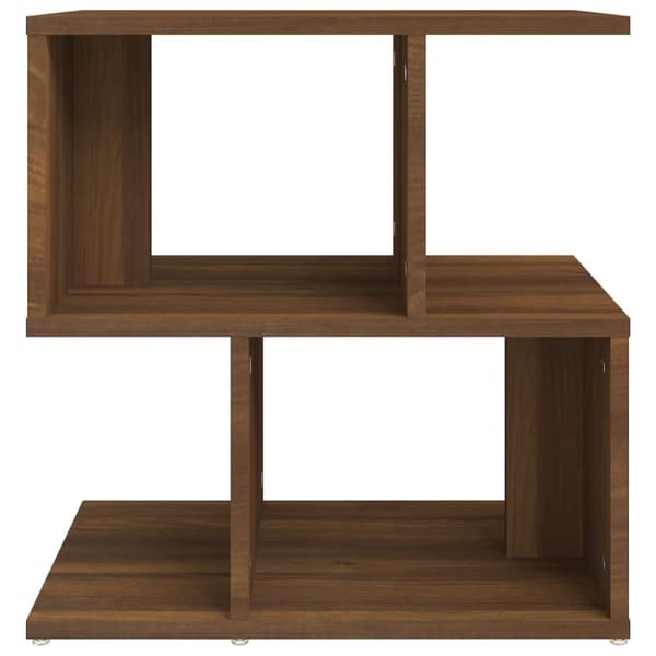 vidaXL sengeborde 2 stk. 50x30x51,5 cm konstrueret træ brunt egetræ