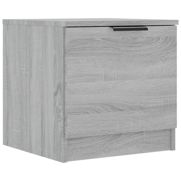 vidaXL Yöpöydät 2 kpl harmaa Sonoma 40x39x40 cm
