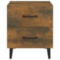 Miniatyrbillede 4 af 8: vidaXL sengebord 40x35x47,5 cm røget egetræsfarve