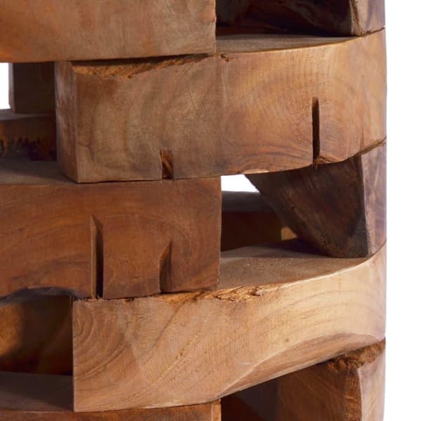 vidaXL Sängbord 30x30x45 cm massiv teak