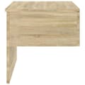 Miniatyrbilde 6 av 10: vidaXL Veggmonterte nattbord 2 stk sonoma oak