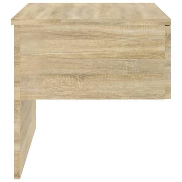 vidaXL Veggmonterte nattbord 2 stk sonoma oak
