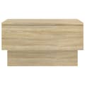 Miniatyrbilde 10 av 10: vidaXL Veggmonterte nattbord 2 stk sonoma oak