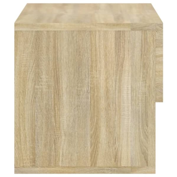vidaXL Veggmontert nattbord sonoma oak