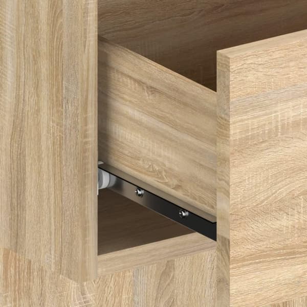 vidaXL Veggmontert nattbord sonoma oak