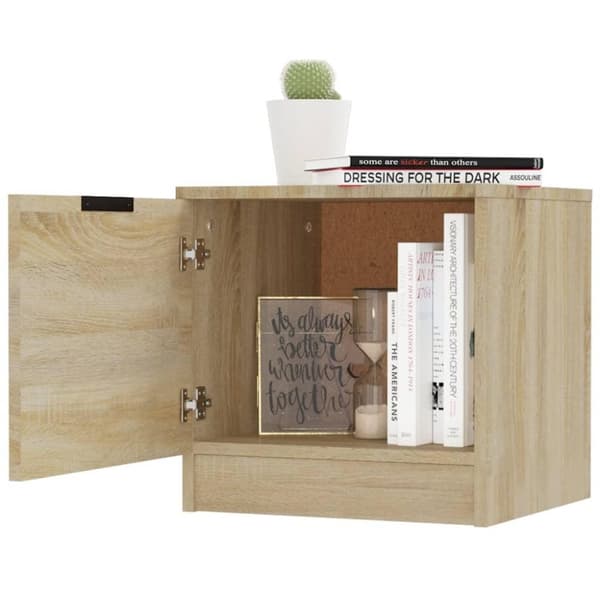 vidaXL Nattbord 2 stk sonoma eik 40x39x40 cm