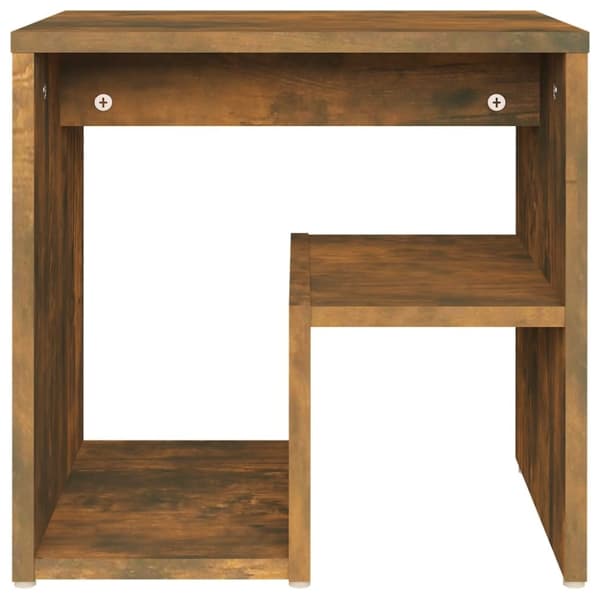 vidaXL Nattbord 2 stk røkt eik 40x30x40 cm konstruert tre