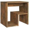 Miniatyrbilde 2 av 8: vidaXL Nattbord 2 stk røkt eik 40x30x40 cm konstruert tre