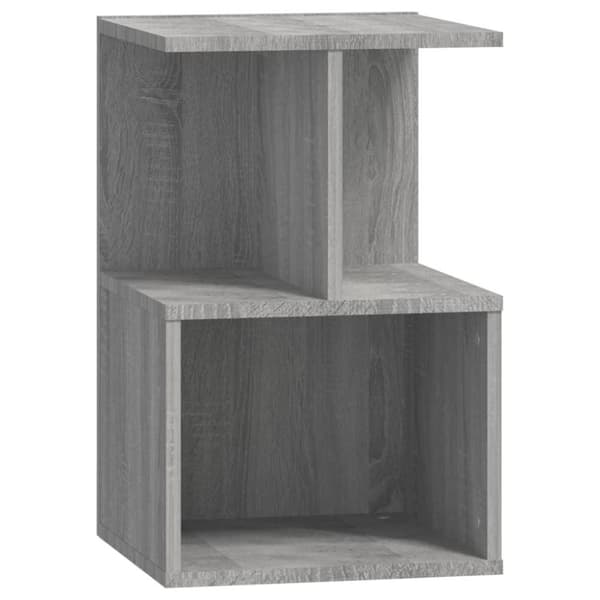 vidaXL Nattbord 2 stk grå sonoma eik 35x35x55 cm konstruert tre
