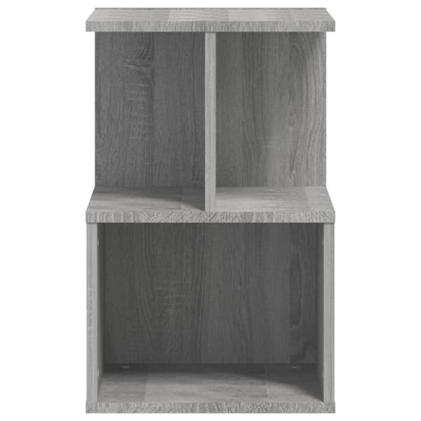 vidaXL Nattbord 2 stk grå sonoma eik 35x35x55 cm konstruert tre