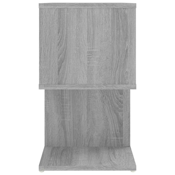 vidaXL Nattbord grå sonoma 50x30x51,5 cm konstruert tre