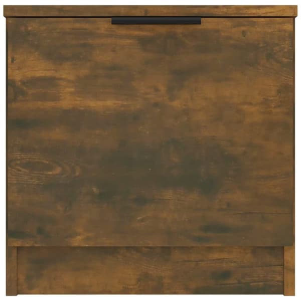 vidaXL Sängbord 2 st Rökfärgad ek 40x39x40 cm