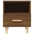 Miniatyrbilde 4 av 9: vidaXL Nattbord 2 stk brun eik 40x35x47 cm