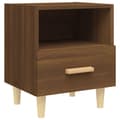 Miniatyrbilde 5 av 9: vidaXL Nattbord 2 stk brun eik 40x35x47 cm