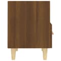 Miniatyrbilde 6 av 9: vidaXL Nattbord 2 stk brun eik 40x35x47 cm