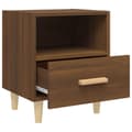 Miniatyrbilde 9 av 9: vidaXL Nattbord 2 stk brun eik 40x35x47 cm