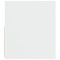 Miniatyrbilde 6 av 11: vidaXL Nattbord med LED 2 stk hvit 60x35x40 cm