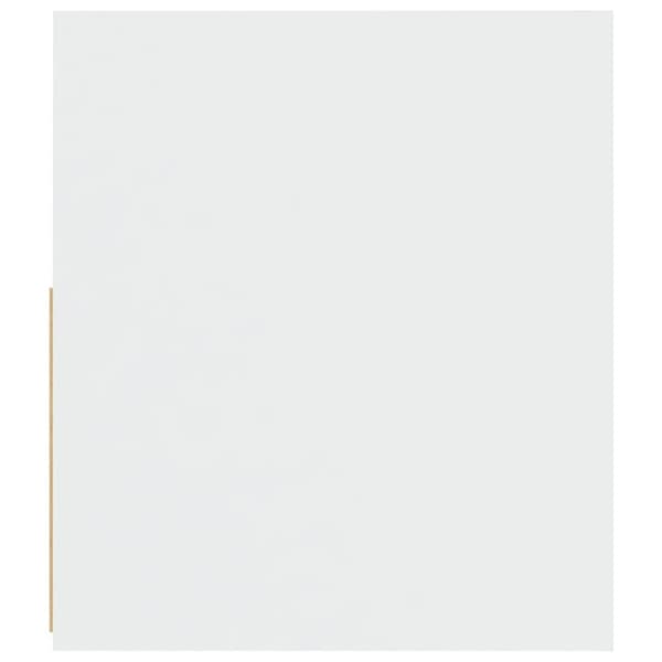 vidaXL Nattbord med LED 2 stk hvit 60x35x40 cm