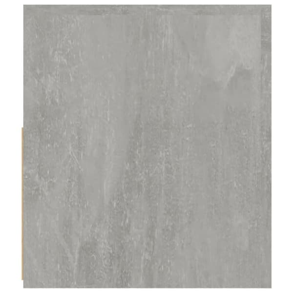 vidaXL Nattbord med LED 2 stk betonggrå 60x35x40 cm