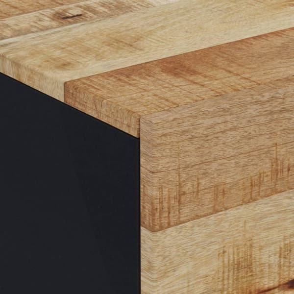vidaXL Nattbord 2 stk 40x33x46 cm heltre mango
