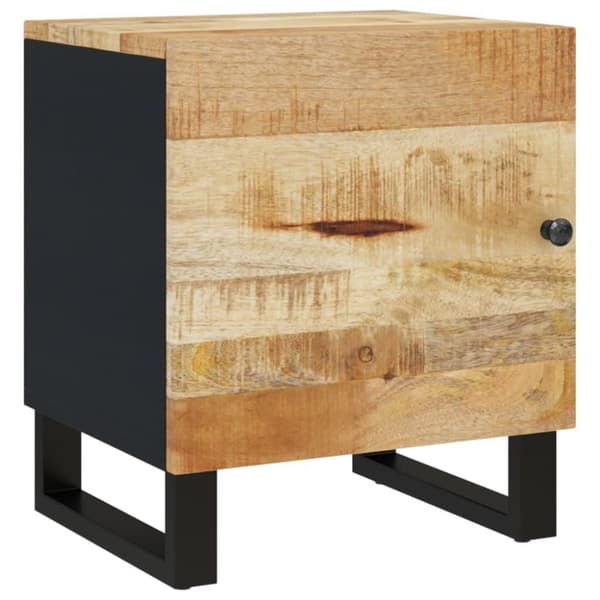 vidaXL Nattbord 2 stk 40x33x46 cm heltre mango