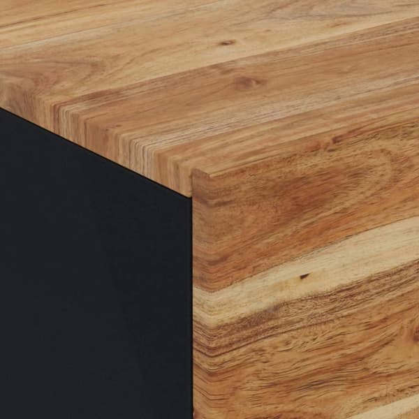 vidaXL Nattbord 40x33x46 cm heltre akasie