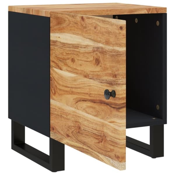 vidaXL Nattbord 40x33x46 cm heltre akasie