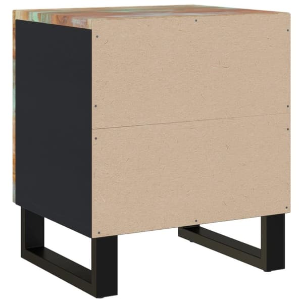 vidaXL Nattbord 40x33x46 cm gjenvunnet heltre
