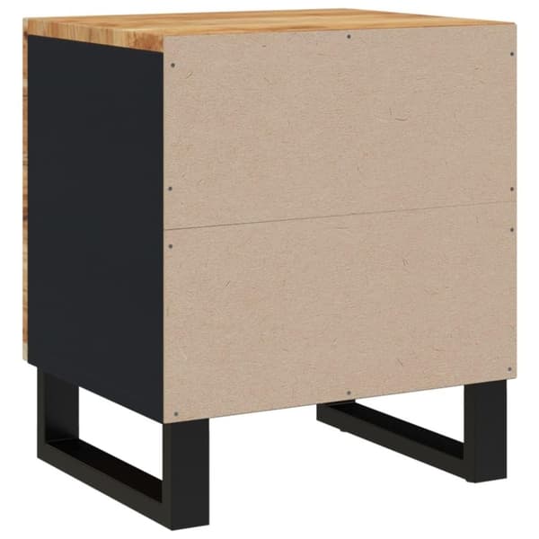 vidaXL sengebord 40x33x46 cm massivt akacietræ