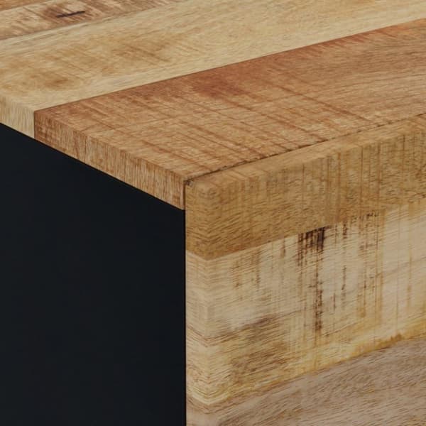 vidaXL sengeborde 2 stk. 40x33x46 cm massivt mangotræ