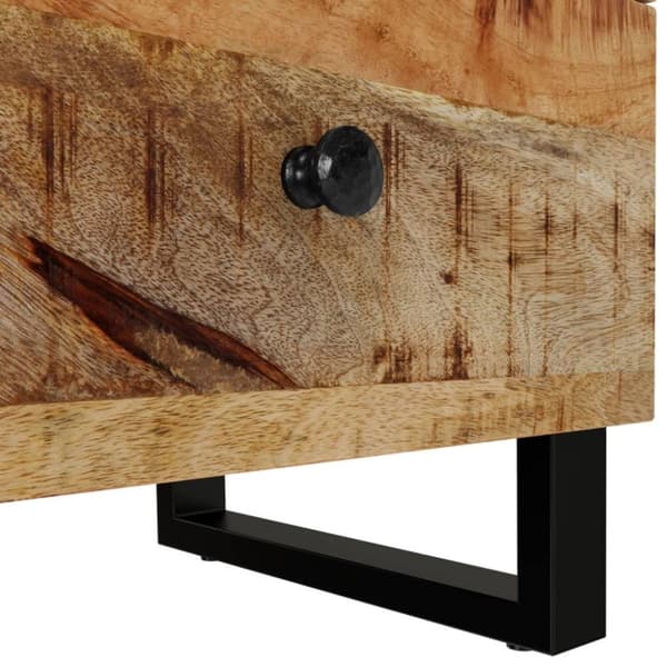 vidaXL sengeborde 2 stk. 40x33x46 cm massivt mangotræ