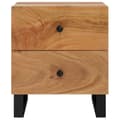Pikkukuva 3 / 11: vidaXL Yöpöydät 2 kpl 40x33x46 cm täysi akaasiapuu