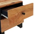 Pikkukuva 6 / 11: vidaXL Yöpöydät 2 kpl 40x33x46 cm täysi akaasiapuu