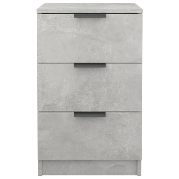vidaXL sengebord 40x36x65 cm betongrå