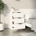 Miniatyrbillede 3 af 11: vidaXL sengeborde 2 stk. 40x36x65 cm hvid