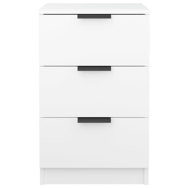 vidaXL sengeborde 2 stk. 40x36x65 cm hvid