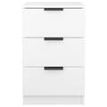 Miniatyrbillede 7 af 11: vidaXL sengeborde 2 stk. 40x36x65 cm hvid