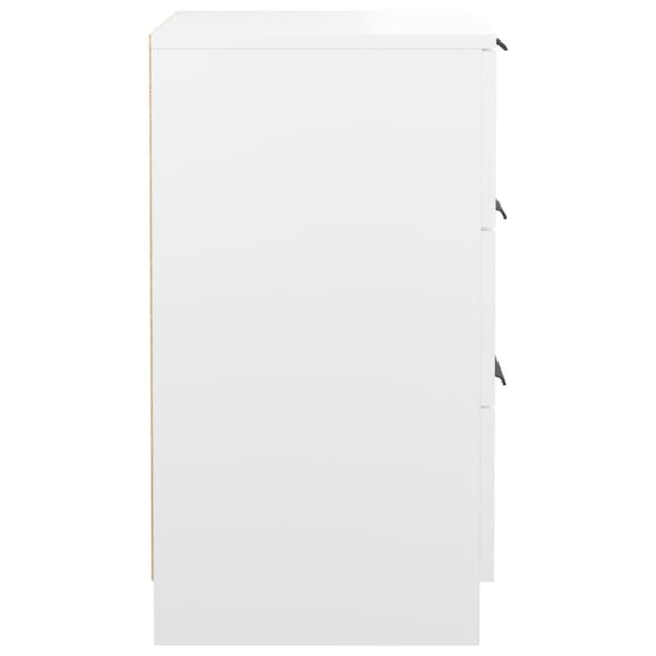 vidaXL sengeborde 2 stk. 40x36x65 cm hvid