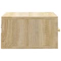 Miniatyrbillede 8 af 11: vidaXL væghængte sengeborde 2 stk. 35x35x20 cm sonoma-eg