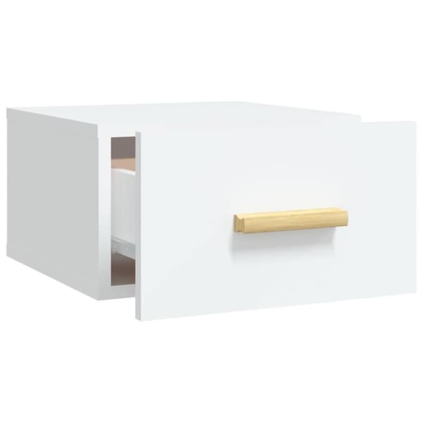 vidaXL væghængte sengeborde 2 stk. 35x35x20 cm hvid