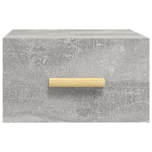 vidaXL væghængte sengeborde 2 stk. 35x35x20 cm betongrå