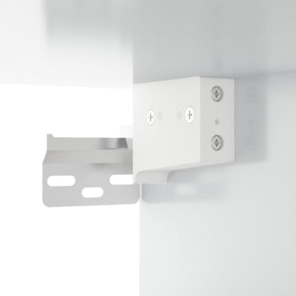 vidaXL væghængte sengeborde 2 stk. 35x35x20 cm hvid højglans