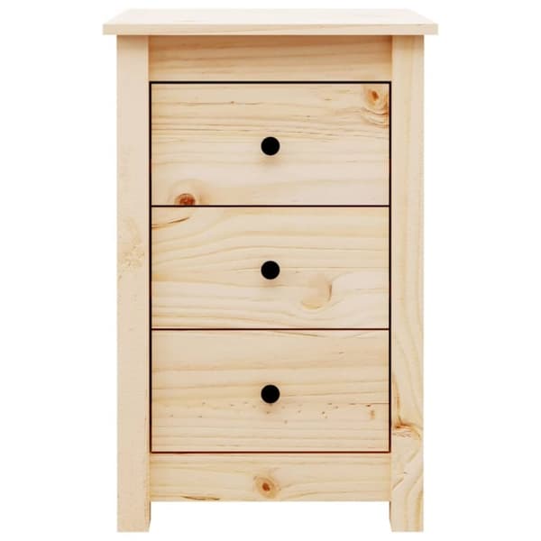 vidaXL Yöpöydät 2 kpl 40x35x61,5 cm täysi mänty