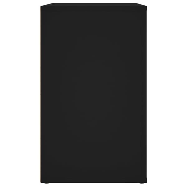 vidaXL sengebord 50x36x60 cm konstrueret træ sort