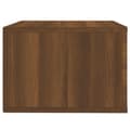 Miniatyrbilde 9 av 11: vidaXL Veggmonterte nattbord 2 stk brun eik 50x36x25 cm