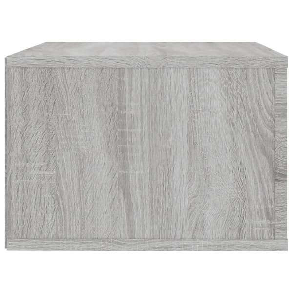 vidaXL Veggmontert nattbord sonoma oak 50x36x25 cm